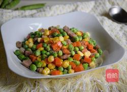 三丁炒肉粒的做法图解9