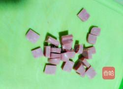 火腿炒西兰花的做法图解2
