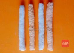 胡萝卜双色花朵小馒头的做法图解3