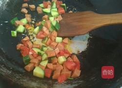 菠萝炒饭的做法图解3