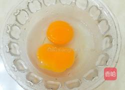 槐花煎蛋的做法图解2