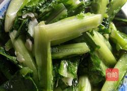 素炒油麦菜的做法图解5