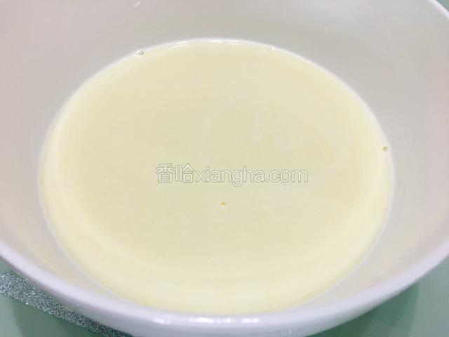 过筛了的挞水静放5分钟