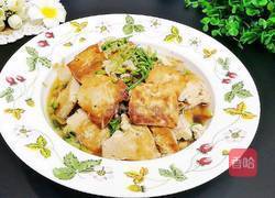 豆腐炖槐花的做法图解12