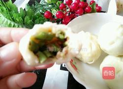 豆角肉末小包子的做法图解1