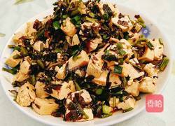 椿叶拌豆腐的做法图解6
