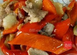 姜甜椒炒肉的做法图解7