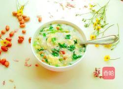 花生滕蒿瘦肉疙瘩汤的做法图解16