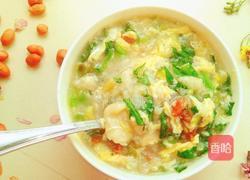 花生滕蒿瘦肉疙瘩汤的做法图解15