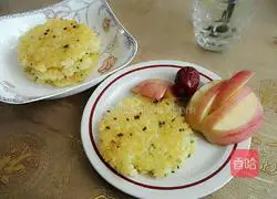 Illustration of how to make fried rice cakes 11