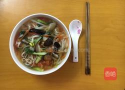 五彩砂锅汤面的做法图解14
