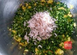 韭菜海米鸡蛋蒸饺的做法图解5