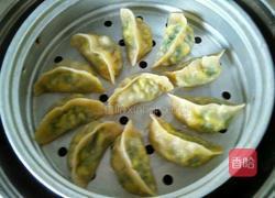 韭菜海米鸡蛋蒸饺的做法图解16