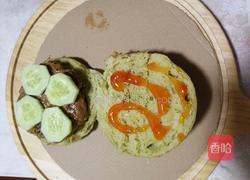 抹茶皇堡的做法图解4