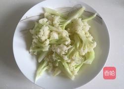 干煸有机菜花的做法图解3
