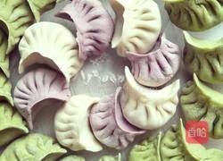 猪肉馅三色饺的做法图解9