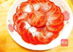 糖拌西红柿的做法图解4