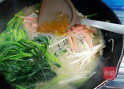 五彩菠菜烩的做法图解8