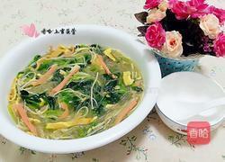五彩菠菜烩的做法图解11