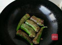 尖椒酿肉的做法图解4
