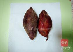 芝士焗原只红薯的做法图解1