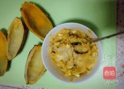 芝士焗原只红薯的做法图解4