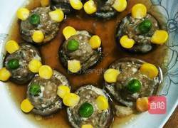 香菇酿肉末的做法图解10