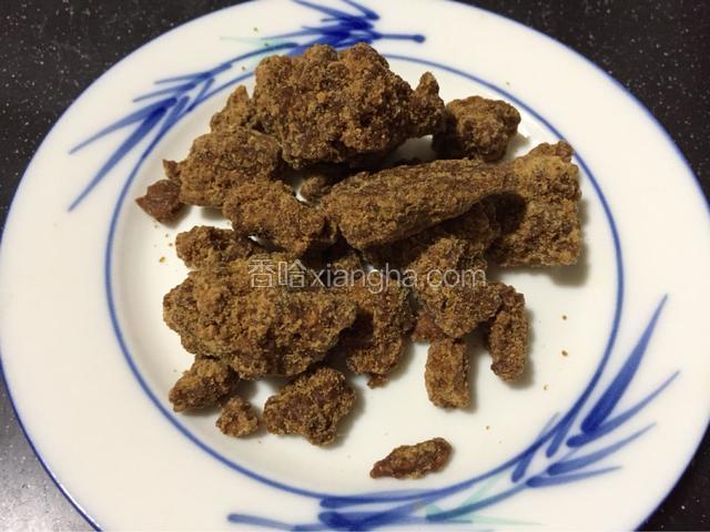 红糖用温水化开