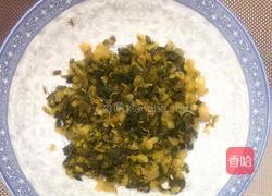 菜苔鸭蛋饼的做法图解2
