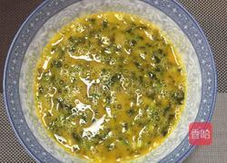 菜苔鸭蛋饼的做法图解3