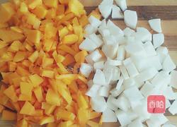 南瓜山药粥的做法图解1