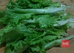 爆生菜的做法图解1