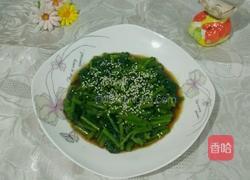 炒茼蒿的做法图解6