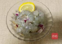 柠香虾仁豆皮的做法图解2