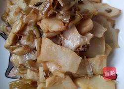 酸菜毛笋片的做法图解4