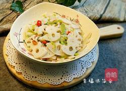 清炒莲藕的做法图解10