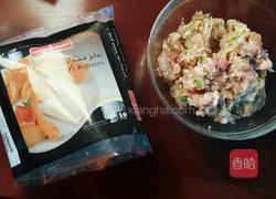 快手猪肉酥皮小点心的做法图解1