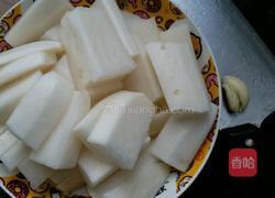 白萝卜焖牛筋肚的做法图解5