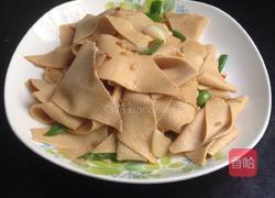 炒豆腐皮的做法图解5