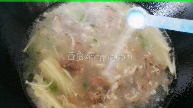 加入适量盐