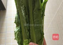 白灼凤尾的做法图解1