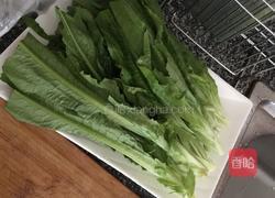 白灼凤尾的做法图解2