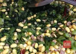 Illustration of how to make minced pork and mustard seeds 8