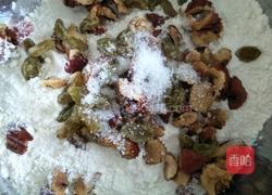 红枣葡萄干发糕的做法图解5