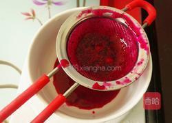 火龙果汁溶豆的做法图解1