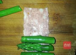 培根卷青笋的做法图解3