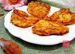 胡萝卜土豆丝饼的做法图解8