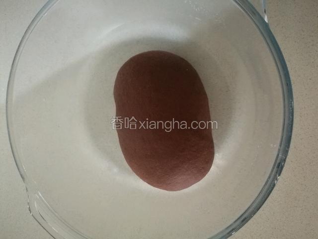 巧克力面团也揉光滑