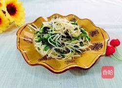 绿豆芽炒白菜苔的做法图解5