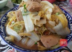 娃娃菜炖冻豆腐的做法图解6